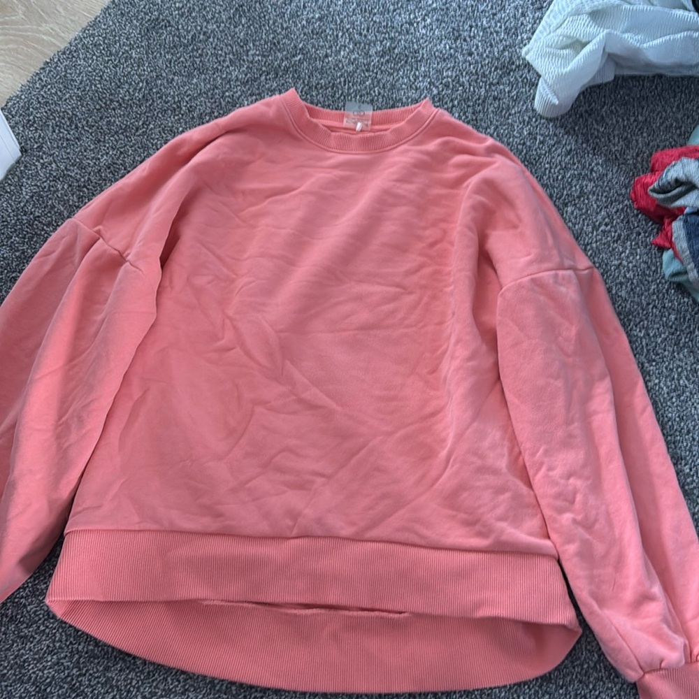 Calia long crop sweat shirt